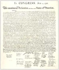 The Declaration of Independence