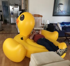 GranDad on his Father's Day duck